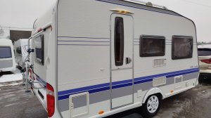 Немецкий автодом-турист,малыш-крепыш Hobby на 4 места с большой палаткой на 750 кг категория прав В