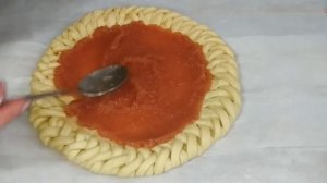 Очень Вкусный Пирог с Вареньем_Pigtail Pie with Jam