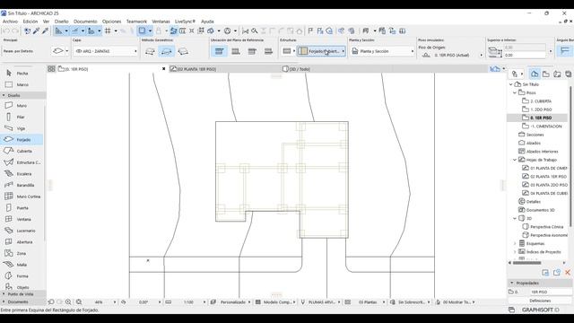 TUTORIAL #11 - ELEMENTOS COMPUESTOS Y LOSA DE CIMENTACION #Archicad25 #Graphosoft смотреть онлайн