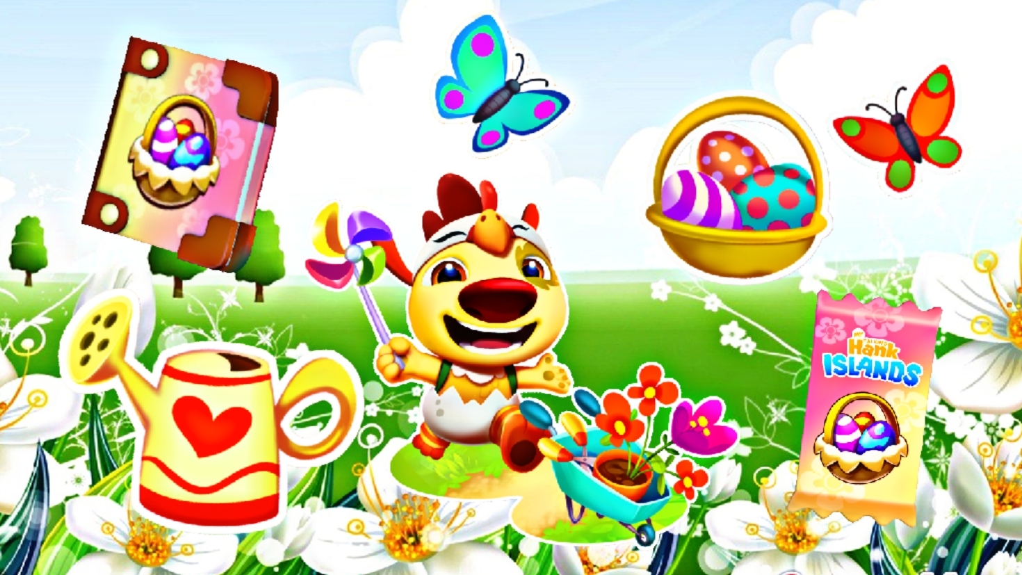 Весеняя обнова в игре мой говорящий Хэнк🌸☘️ смотреть онлайн