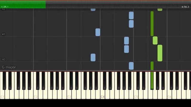 Edith Piaf - Padam Padam - Easy Piano Music - SLOW