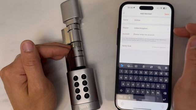 QUOYA K2 Euro Cylinder Smart Lock- Family management смотреть онлайн