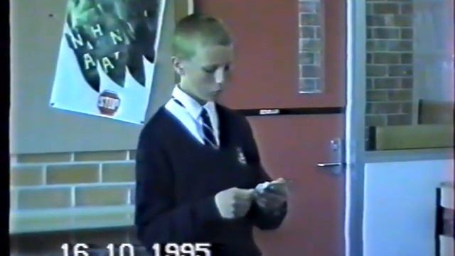 BHS ENGLISH DEPT 1995 PUBLIC SPEAKING YR 7,8,9 FINALS
