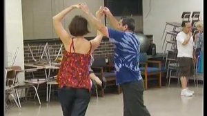 Cumbia dancing by Norm and his students