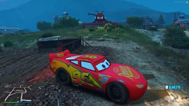 НАШЁЛ ОГРОМНОГО КОМБАЙНА ФРЭНКА ИЗ ТАЧЕК И РАЗБУДИЛ ЕГО 🌴 ГТА 5 МОДЫ РАЙЛЮХА смотреть онлайн