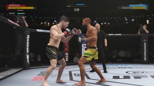 EA Sports UFC 4 - UFC 270: Brandon Moreno vs. Deiveson Figueiredo смотреть онлайн