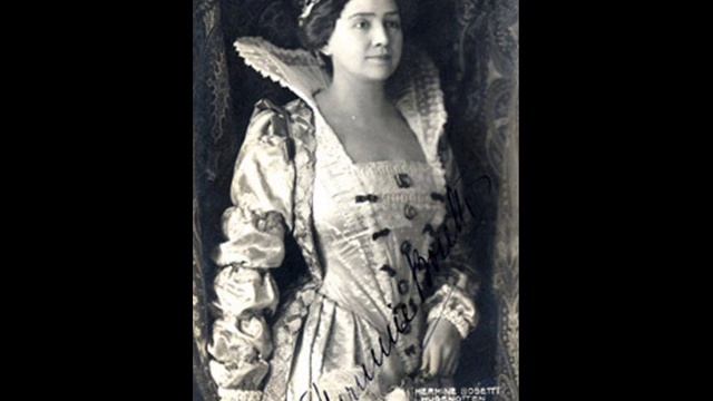 Hermine Bosetti sing Profitons bien de la jeunesse, Gavotte de Manon, Massenet смотреть онлайн
