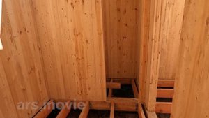 Баня 44 м2 из CLT панелей в современном стиле / Деревянная баня