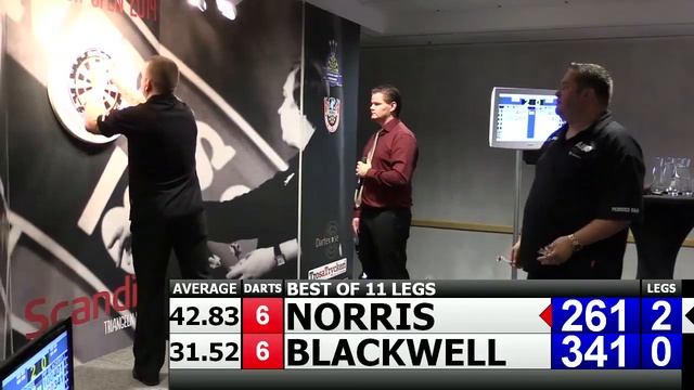 Swedish Open 2014 - Alan Norris vs. Pip Blackwell, Men's Singles - Final (Best of 11 legs) смотреть онлайн