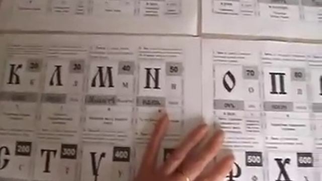 Трактование Буквицы через алгоритм движения заряда