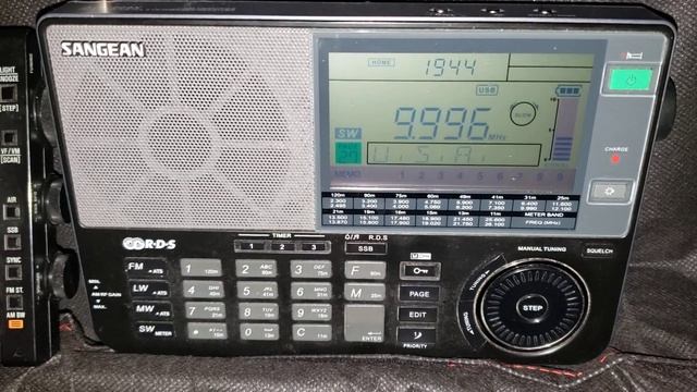 RWM Moscow Russia Time signal station 9996 kHz Shortwave on Sangean ATS 909X portable receiver смотреть онлайн