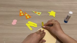 Аппликация на масленицу «Скоморох»