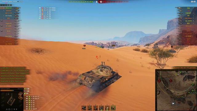 Мир танков. WOT. Бой на 703 II (122). Взял 9 фрагов и 6.7К урона.