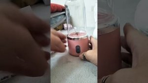 unboxing small portable juicer #unboxing #everyone #juicerblender #portable