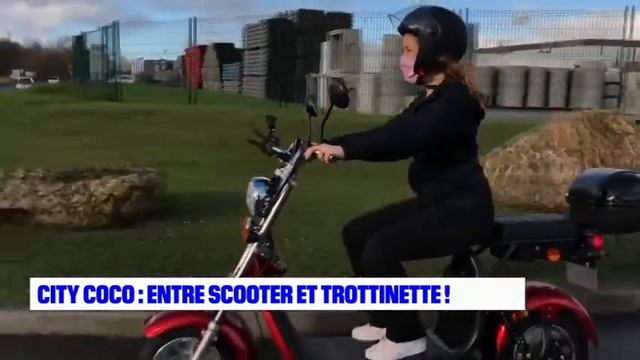 Scooter électrique : le City coco смотреть онлайн