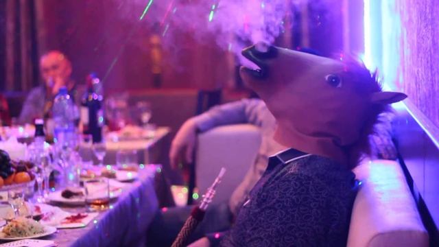 Лошадь курит 2014, под сталом! смотреть онлайн