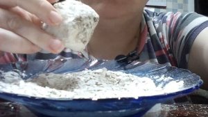 Мокрый мел+паста+крошка#asmr #chalk #crunch #mukbang #clayasmr #мел #хруст #еммел #мелоежка