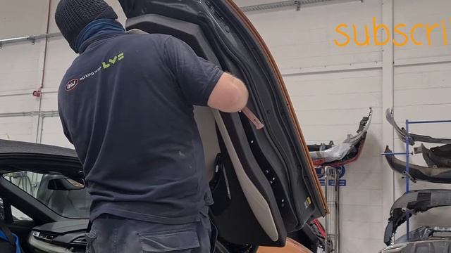 how to remove door card on a Bmw i8...