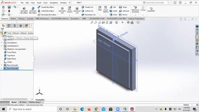 SolidWorks: Introduction and Basic Example