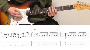 Bee Gees-Stayin Alive (guitar cover,tab)