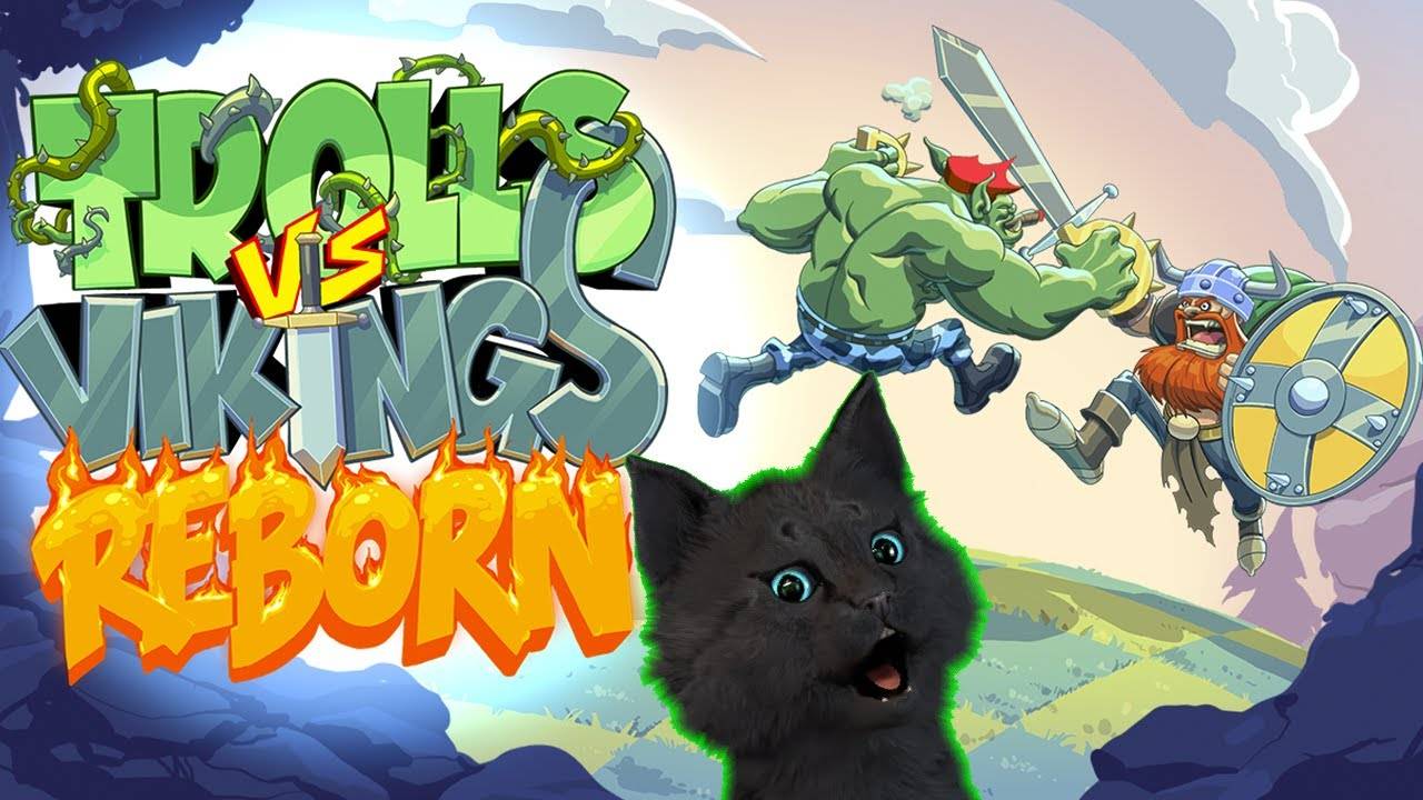 Супер Кот и Тролли против Викингов #1 🐱 Trolls vs Vikings Reborn 2025