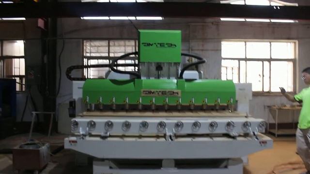 Francia NK280 Ncstudio 4 ejes Alta clase Multi cabezas 3D Máquina CNC de fresado CNC con eje multi смотреть онлайн