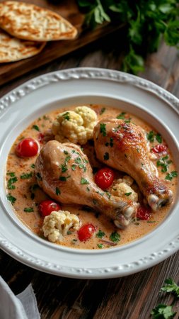 Курица с цветной капустой в одной сковороде. Быстро, вкусно и из доступных продуктов!