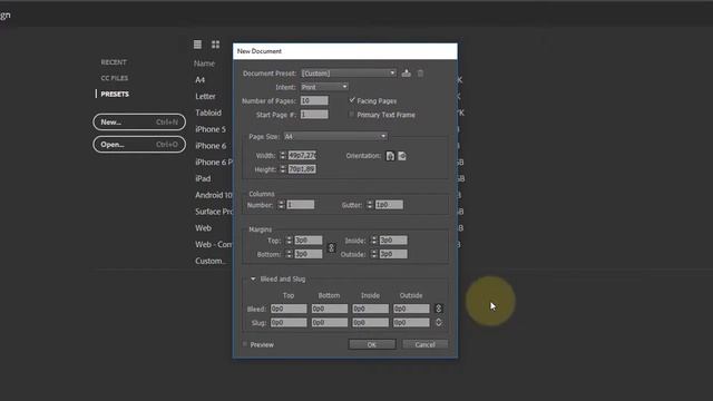 CURSO DE ADOBE INDESIGN CC | Aula 06 |  Criando Novo Documento