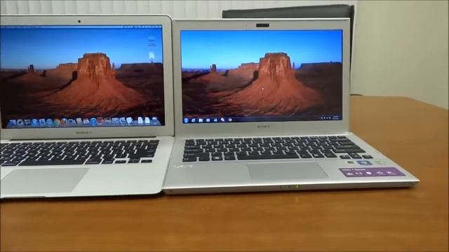 Apple MacBook Air Vs. Sony VAIO T Ultrabook