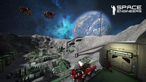 Space Engineers.Путишествие горе космонавта.