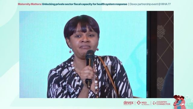 Maternity Matters: Unlocking private sector fiscal capacity for health system response