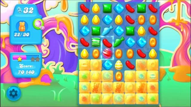 Candy Crush Soda Saga Level 76 3-STAR No Boosters смотреть онлайн