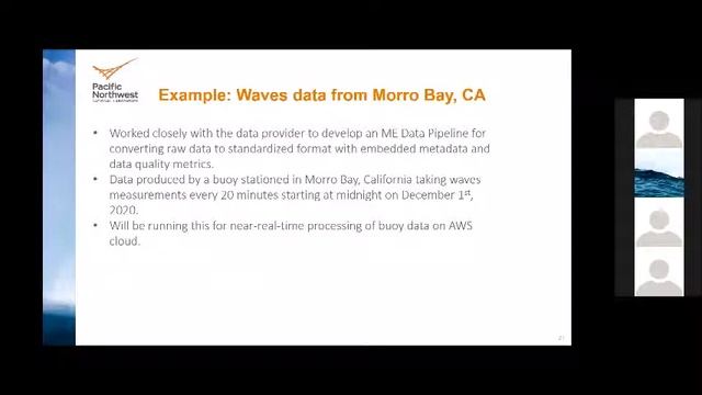 Marine Energy Data Standards Webinar смотреть онлайн