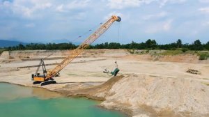 КОВШ НЕГРИНИ НА НОВОМ LIEBHERR HS 8200 HD!😱😱🏗 - NEGRINI DRAGLINE BUCKET ON THE NEW LIEBHERR HS 82