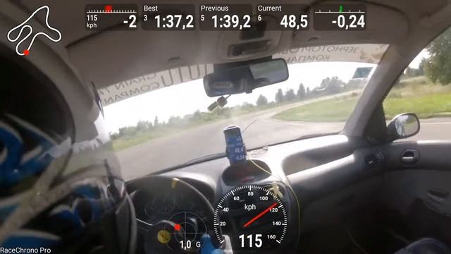 Чайка (реверс) Peugeot 206 GTI (RS3) смотреть онлайн