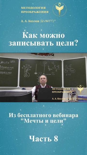 Древо Целей, ведет Александр Козлов, автор "Методологии Преображения"