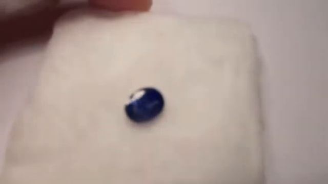 Beautiful natural royal blue Sapphire loose gemstone 1.85 carat weight oval faceted cut смотреть онлайн