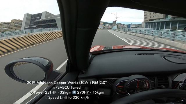 Mini Cooper S (JCW) F56 2.0L Turbo 0~100 km/h 5.4 sec / #PSAECU TUNED смотреть онлайн