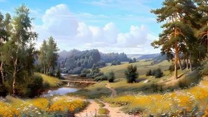 Пейзажи в творчестве художника Игоря Прищепы