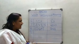 Spelling Number Words 6 to 10 || “Smart Junior” preschool | The Jeel Educational institute.