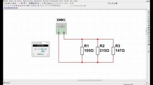 Исследование входных сопротивлений с помощью мультиметра XMM1