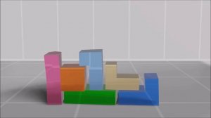 TETRIS JELLY ( BLENDER 2.8, SOFT BODY )
