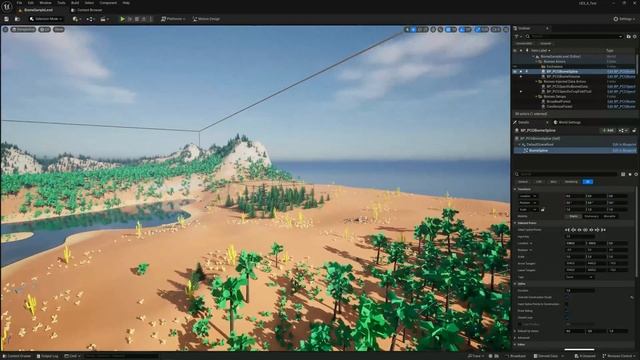 Создание биомов Biome Core в Unreal Engine 5.4 (UE5)