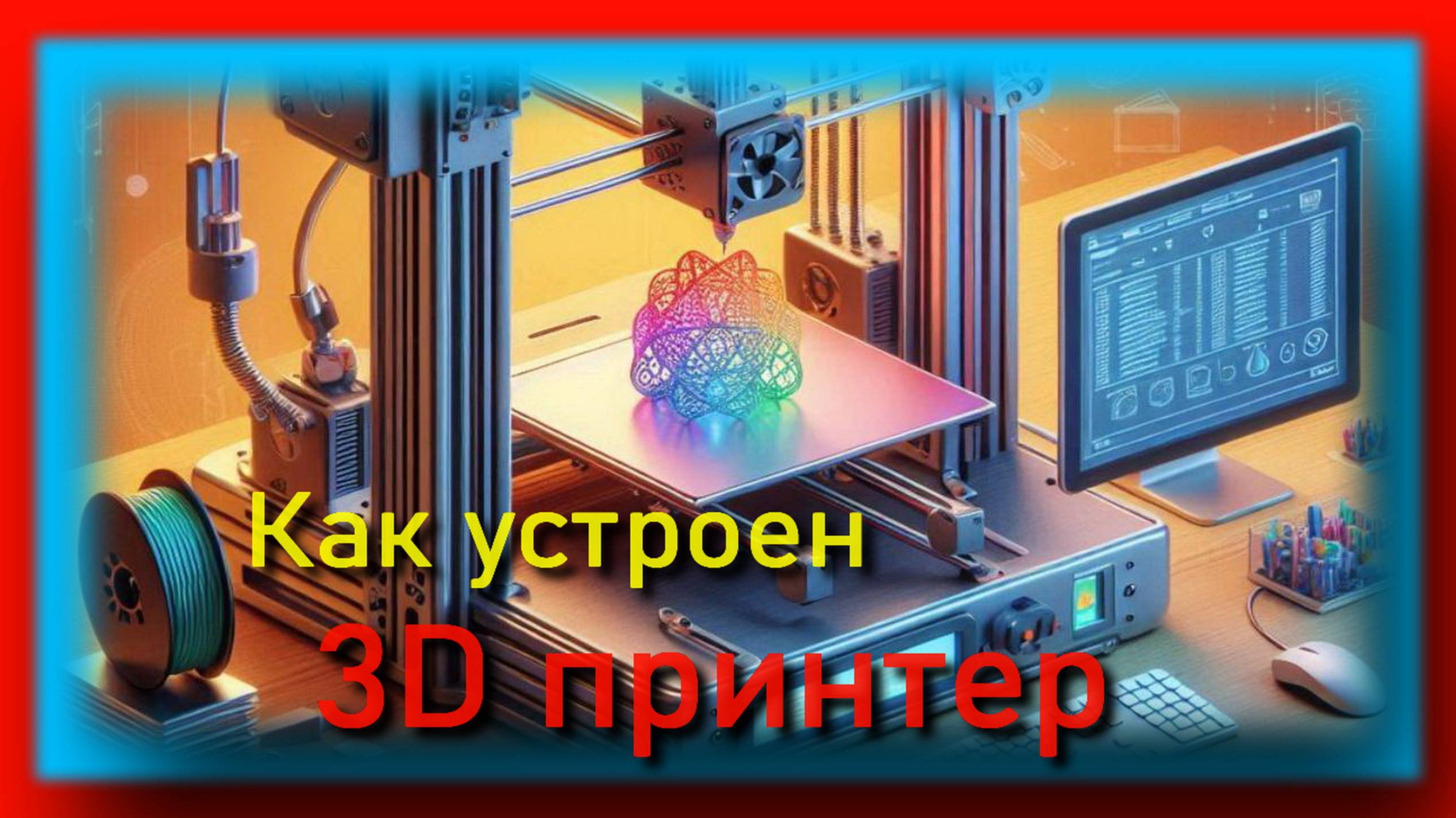 🔴Как устроен 3D принтер