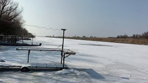 Зима пришла в Астрахань.