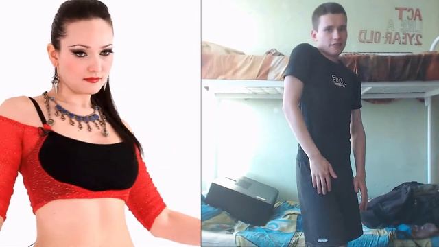 How to Do Shoulder Circles & Hip Slides | Russian Male Belly Dance Tutorials #17 | Reaction