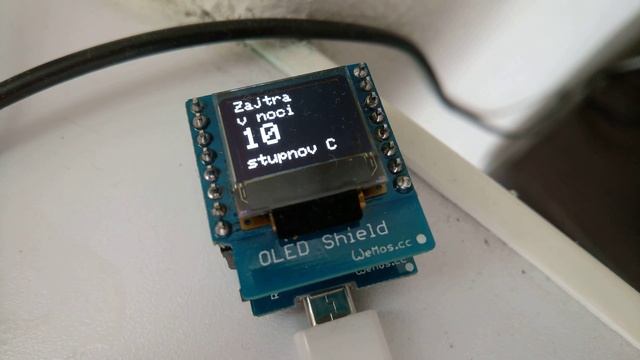 Weather Forecast on Wemos D1 mini + OLED shield (ESP8266) смотреть онлайн