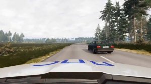 Погоня на шкоде за бмв.