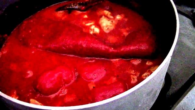 Pork in Red Sauce Recipe Courtesy of my MIL смотреть онлайн