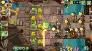 РАСТЕНИЯ ПРОТИВ ЗОМБИ 2.прохождения 13 уровня. пираты